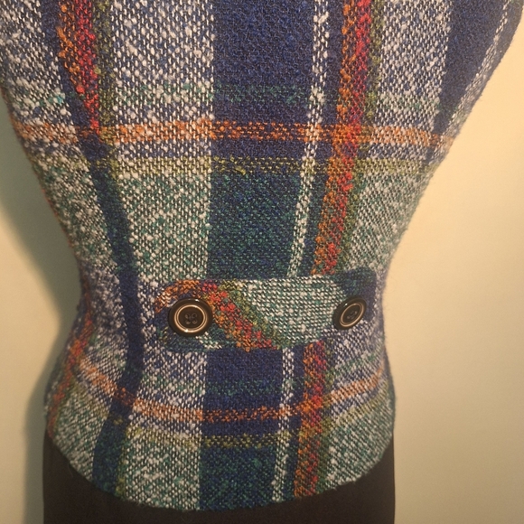 CAbi Wool Blend Tweed Double Breasted Vest SZ XS - Picture 8 of 11